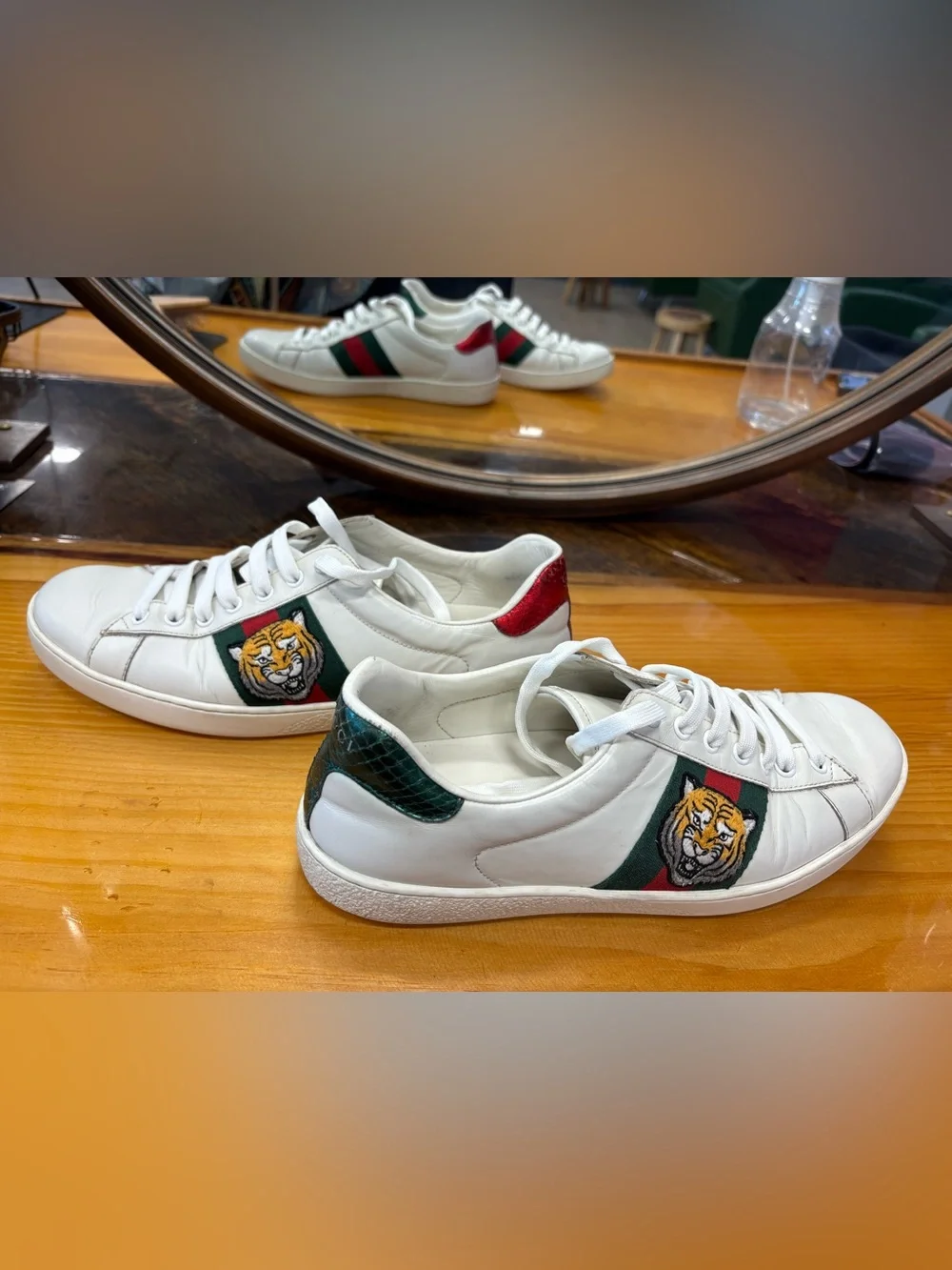 Gucci Ace Embroidered Tiger Sneakers